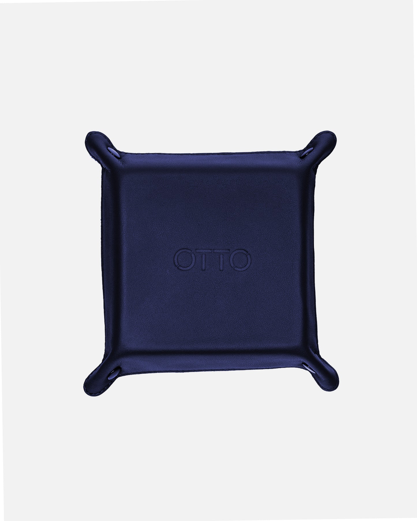 Valet Tray - Pepita Blue & White