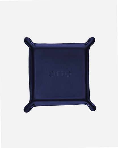 Valet Tray - Pepita Blue & White