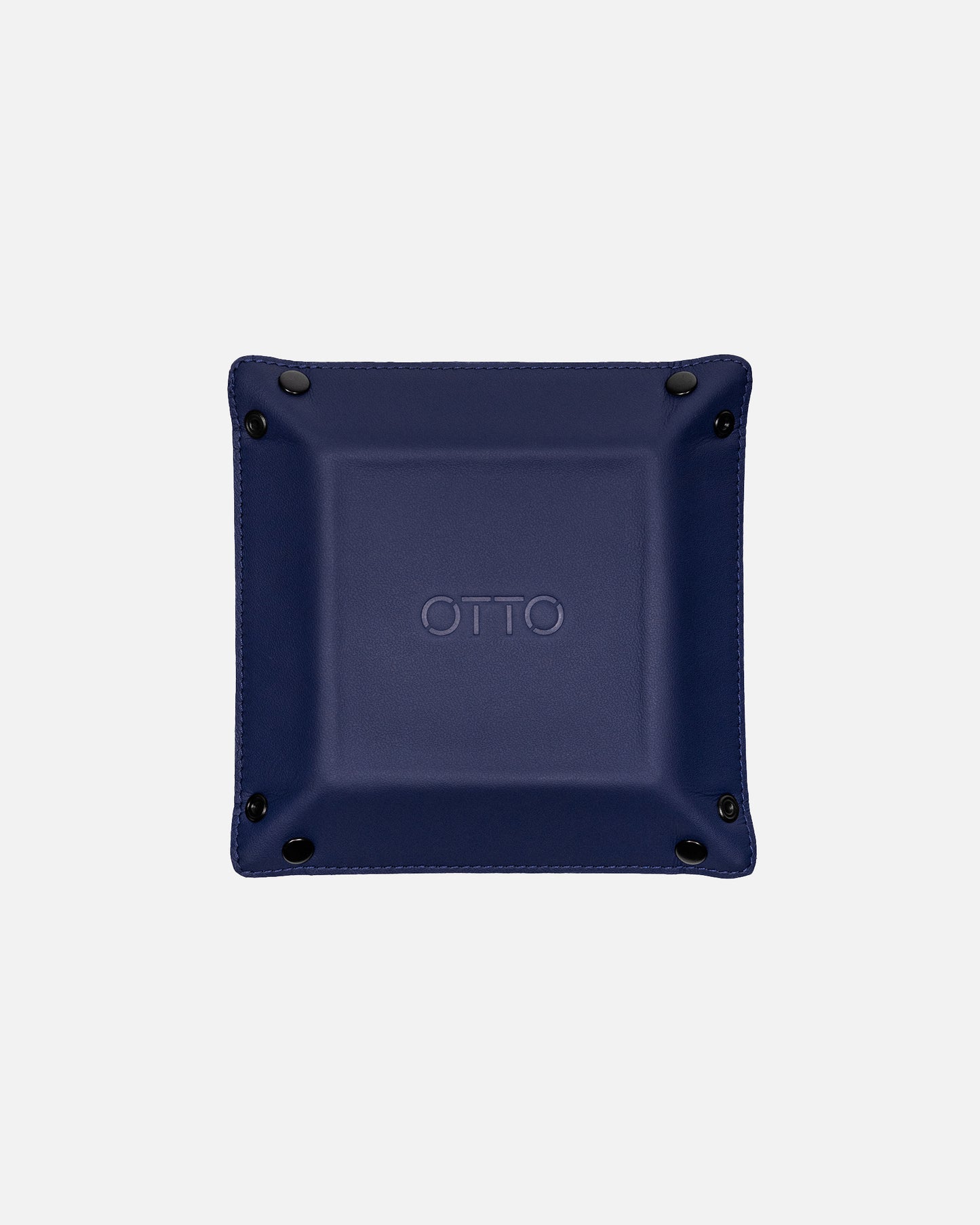 Valet Tray - Pepita Blue & White